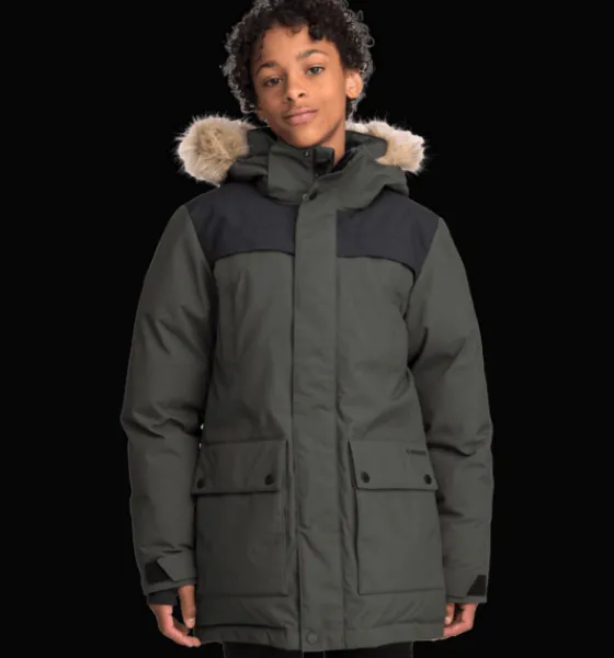 Everest Outdoor Varma Jackor<J Kong Parka DK GREEN/BLACK