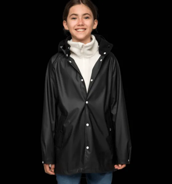 Everest Outdoor Tunna Jackor | Regnjackor<J Rain Coat BLACK