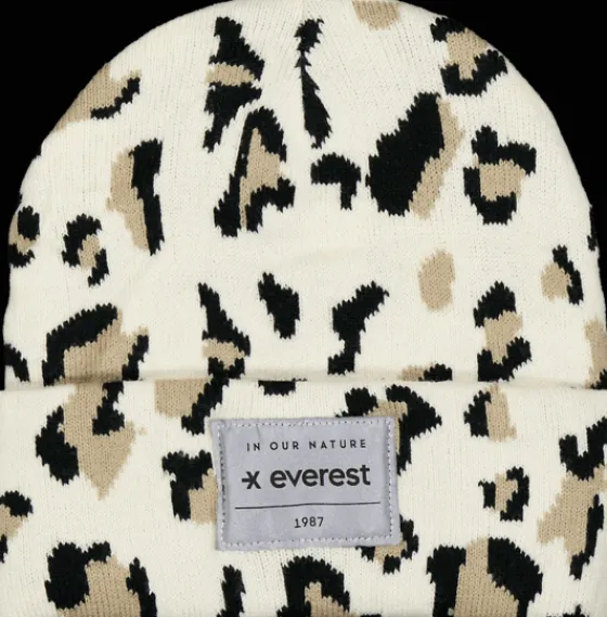 Everest Outdoor Mössor & Pannband | Mössor<J Ref Beanie BEIGE CHEETAH