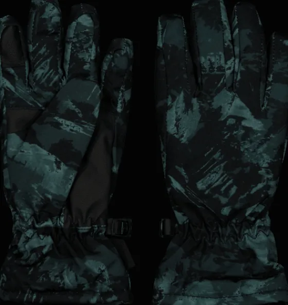 Everest Outdoor Handskar & Vantar | Handskar & Vantar<J Softshell Glove GREEN / BLACK