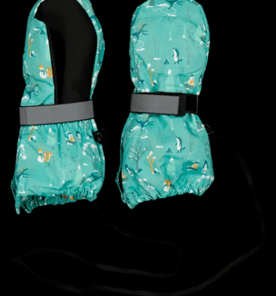 Everest Outdoor Handskar & Vantar | Handskar & Vantar<K Baby Mitten ARCTIC AQUA WOODS