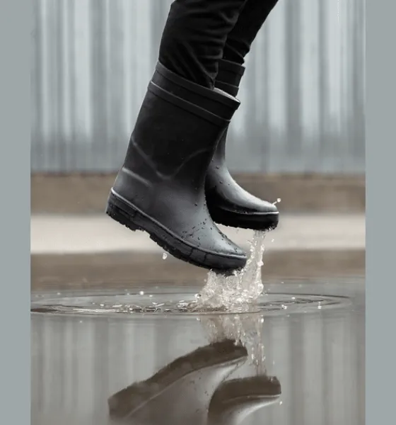 Everest Outdoor Gummistövlar<K Mfn Rubber Boot BLACK