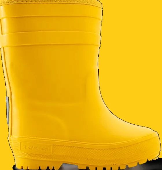 Everest Outdoor Gummistövlar<K Warm Rubber Boot YELLOW