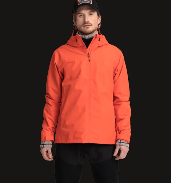 Everest Outdoor Tunna Jackor | Regnjackor<M Allround Jacket 2 DK ORANGE