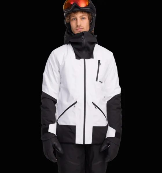 Everest Outdoor Skidjackor | Skidjackor<M Alpine Jacket WHITE / BLACK