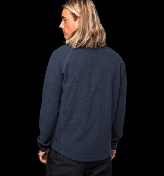 Everest Outdoor Tröjor & T-Shirts | Tröjor<M Zip Fleece Jacket NAVY MELANGE