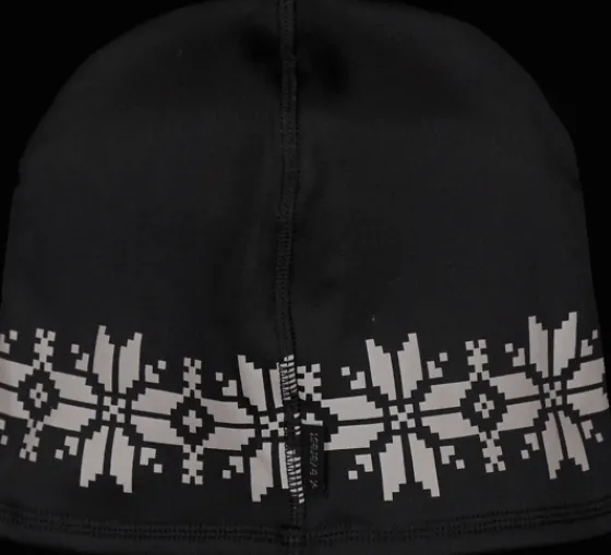 Everest Outdoor Mössor & Pannband<Stretch Reflect Beanie BLACK SNOWFLAKE