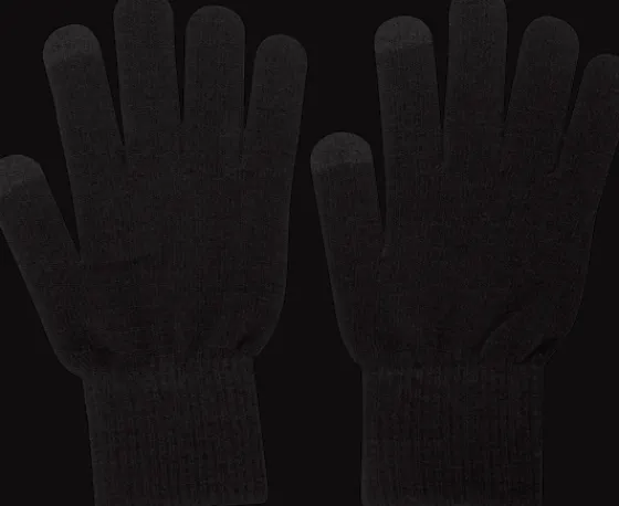 Everest Outdoor Handskar & Vantar<Touch Glove BLACK