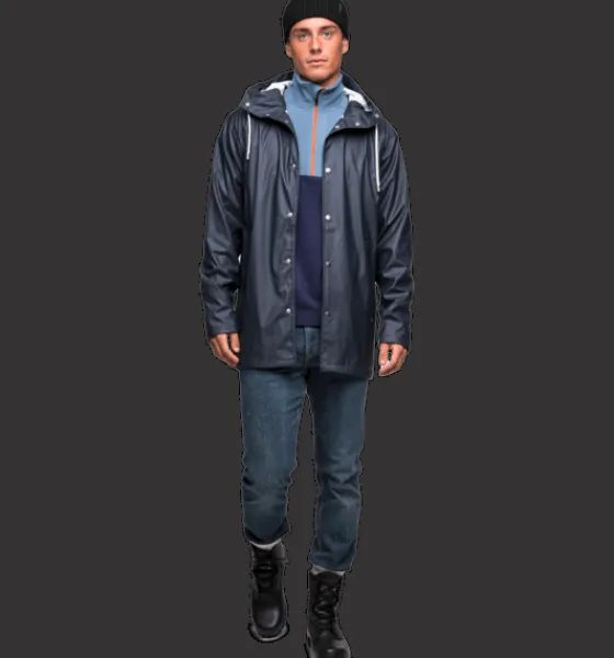 Everest Outdoor Regnjackor | Tunna Jackor<U Rain Coat 2 NAVY