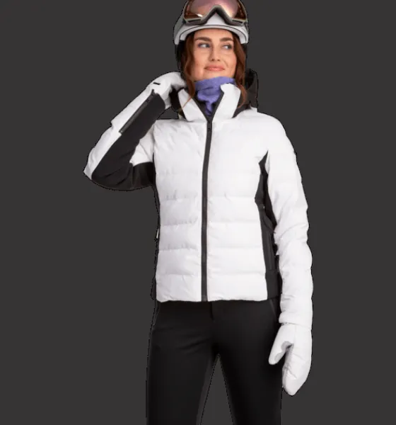 Everest Outdoor Skidjackor | Varma jackor<W Fashion Jkt WHITE/BLACK