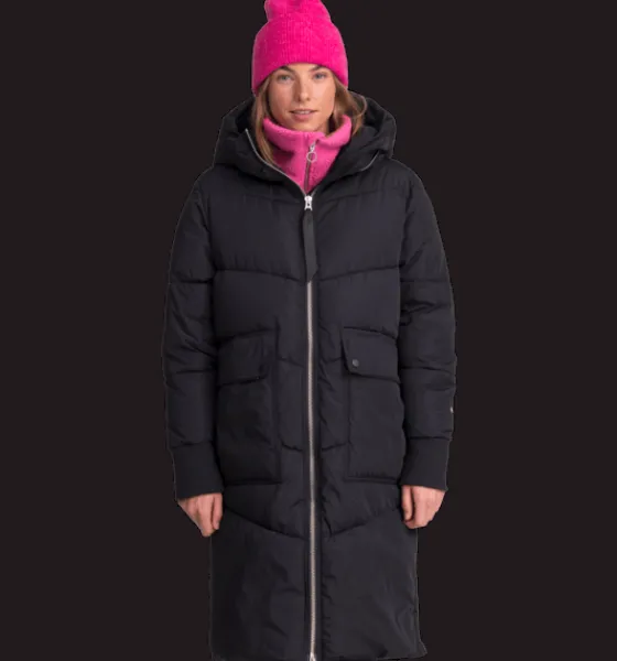 Everest Outdoor Varma jackor<W Fina Coat BLACK