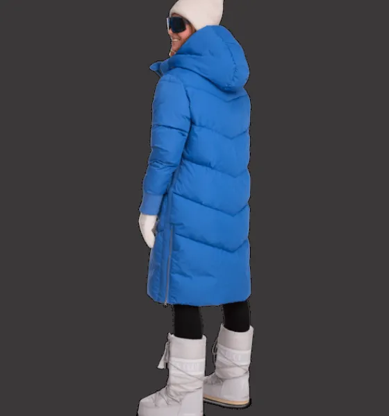 Everest Outdoor Varma jackor<W Fina Coat AZURE BLUE