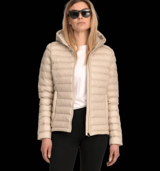 Everest Outdoor Varma jackor | Tunna jackor<W Liner Hood Jacket LIGHT BEIGE