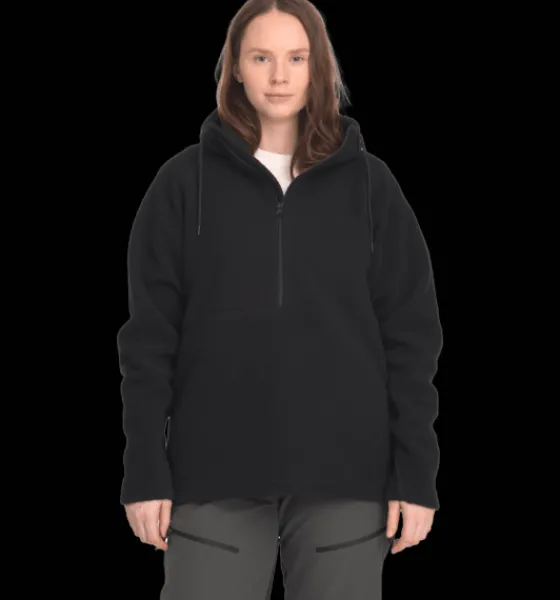 Everest Outdoor Tröjor & T-Shirts | Tröjor<W Pile Anorak BLACK INKA