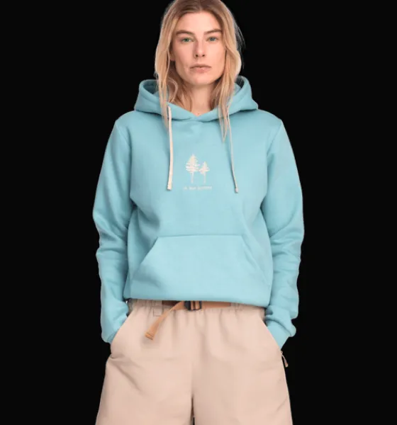 Everest Outdoor Tröjor & T-Shirts | Tröjor<W Recline Hood ARCTIC AQUA