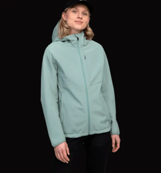 Everest Outdoor Skaljackor | Tunna jackor<W Softshell Jacket PISTACHIO GREEN