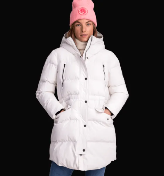 Everest Outdoor Varma jackor<W Warm Parka CLOUD WHITE